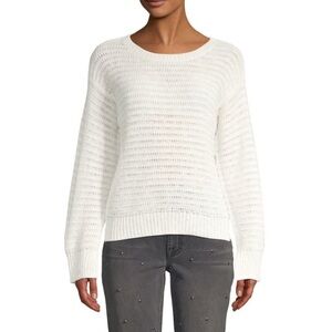 Joie Ivory Open Knit Sweater Size Small